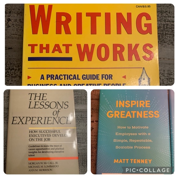Writing That Works, Inspire Greatness, The Lessons of Experience Book Bundle - Picture 1 of 4